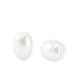 Imitation freshwater pearls rice 4x5mm White